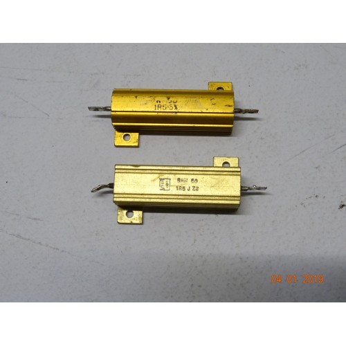 RESISTENZA CORAZZATA 1.5 OHM 50 WATT 2 PEZZI