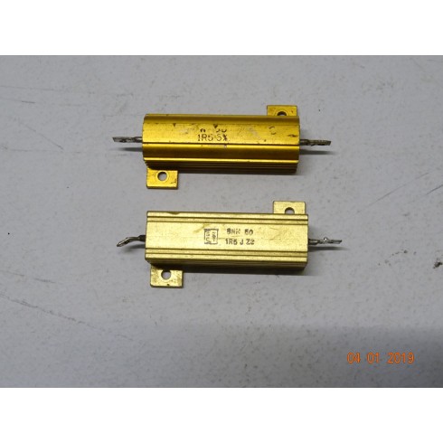 RESISTENZA CORAZZATA 1.5 OHM 50 WATT 2 PEZZI