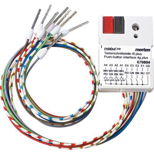 KNX 670804 Merten Interfaccia tasti quadrupla plus