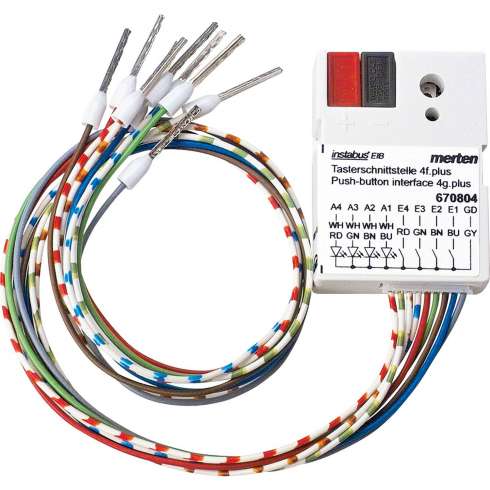 KNX 670804 Merten Interfaccia tasti quadrupla plus