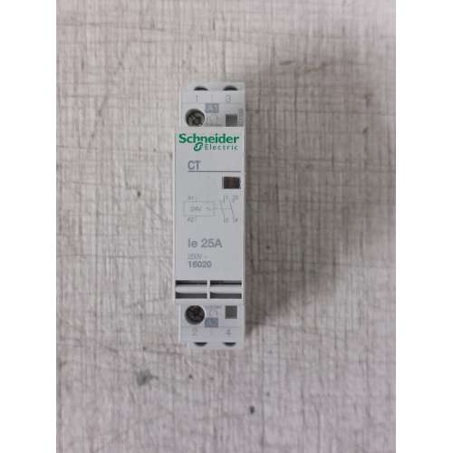 Schneider 16020 Contattore CT - 2 poli - 1NO - 25 A - 24 V CA