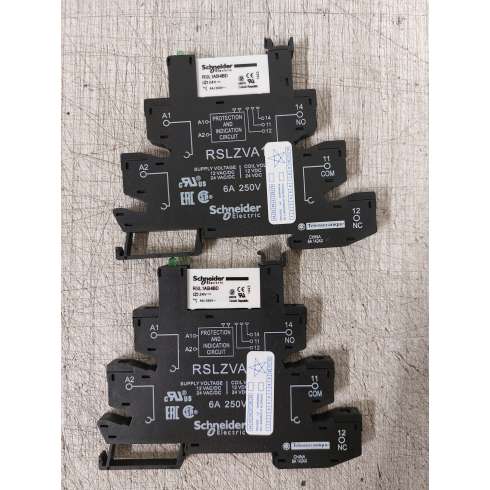 2 Pezzi RSL1PVBU Relè interfaccia "SLIM" su base a vite -led- circuito di protezione 24V