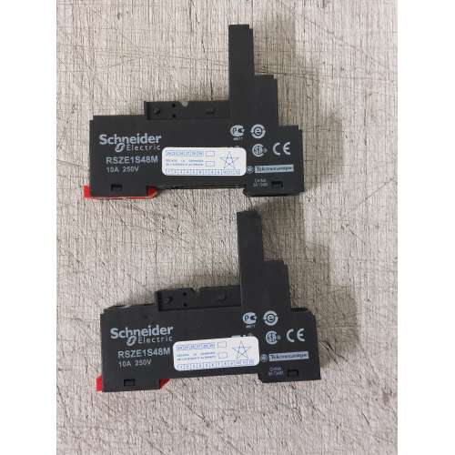 2 Pezzi Schneider RSZE1S48M Base RSZ Contatto Separato 10A Connettore a vite