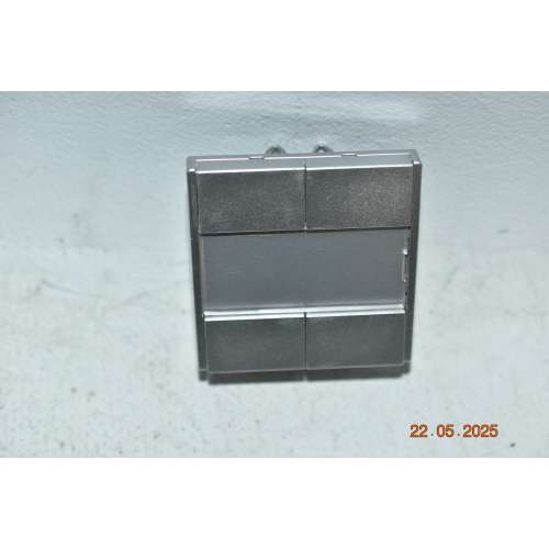 KNX 627660 Merten Pulsantiera multifunzione Doppia Plus Alluminio System M