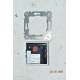 KNX 617219 Merten  Tasto doppio plus Bianco polare Lucido System M