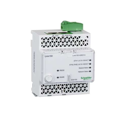 EGX150 Schneider Ethernet Gateway 2 Porte 24 V PoE