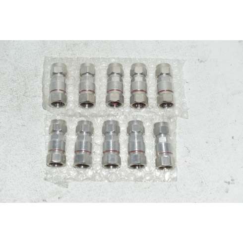 Lotto 10 pz CONNETTORE N-MASCHIO PER CAVO CELLFLEX DA 1/2 POLLICE TIPO 50-12  TRIGIANT NM-12