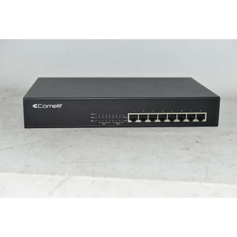 IPSWP080A Comelit Switch di rete  8 X10/100/1000 porte  POE Gigabit RJ45