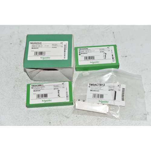 Kit Composizione I/O TM5SAO4LK  Schneider TM5SAO4L+TM5ACBM11+TM5ACTB12