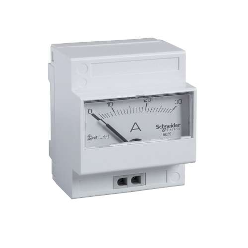 16029 Amperometro analogico 0-30 amp guida Din Merlin Gerin