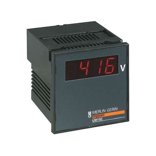 UM100 Volmetro digitale  220-240 V classe1% full scale  Merlin Gerin
