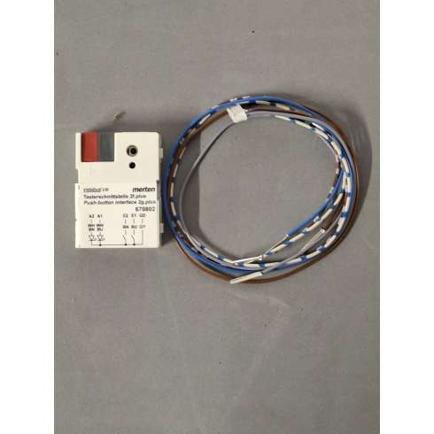 Knx 670802 Merten Interfaccia Pulsante a 2 Vie Plus, Banco Polare