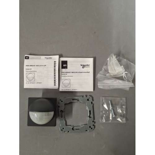 Schneider KNX MTN632714 KNX Argus 180/220 da Incasso, Antracite, SystemM
