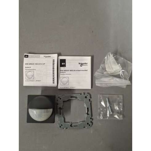 Schneider KNX MTN632714 KNX Argus 180/220 da Incasso, Antracite, SystemM