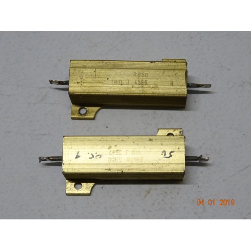 ARMOURED RESISTOR 1.0 OHM 50 WATT 2 PIECES