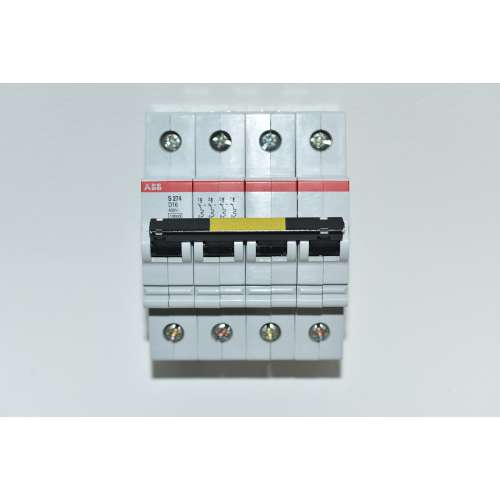 ABB S274 D16  Interruttore Magnetotermico 4 Poli 16 Amp 10KA D