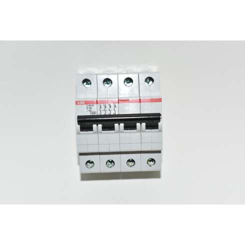 ABB S 204M-D25  4 Poli 10K D Interruttore magnetotermico  2CDS 274 001 R0251