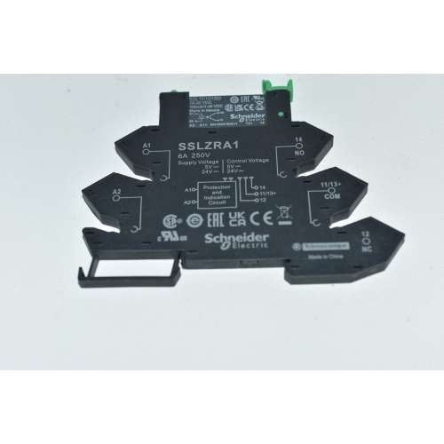 Schneider ZELIO SSL1D01BDPR+WSSLZRA1 Relè stato solido + socket ing.16-30 VDC