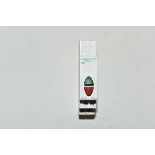 Schneider A9E18034 Pulsante iPB 1NA+1NC 20 Amp 250 Volt  doppio verde+rosso