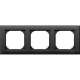 MTN486314 Schneider Merten Cornice M-Plan Tripla Antacite  2 Pezzi