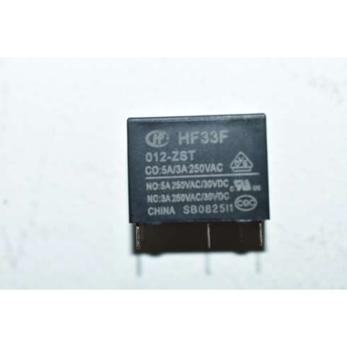 HF 33F/012-ZST HONGFA Relè 12 VDC 5A/250 VAC