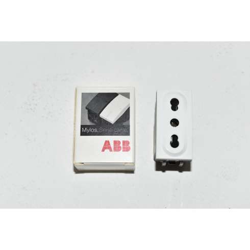 ABB Mylos 2CSY1103MC Presa 2P+T Bivalente 10/16 Amp Bianca