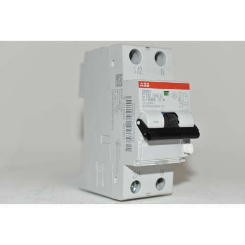 ABB DS201C10A30 Interruttore Magnetotermico Differenziale 6KA 1P+N Tipo A C10  30mA