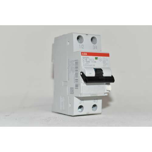 ABB DS202CLC16AC30 Interruttore Differenziale Magnetotermico 2P C16A 30 mA Tipo AC