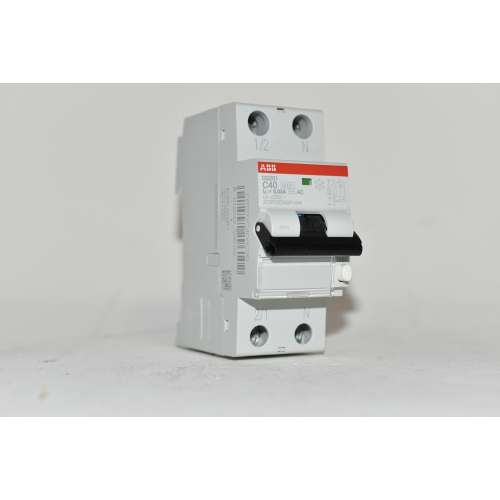 ABB DS201C40AC30 Interruttore Magnetotermico Differenziale 1P+N C40 A 30mAS Tipo AC 6KA