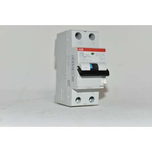 ABB DS201C25A30 Interruttore Magnetotermico Differenziale 1P+N C25A 30mA Tipo A 6KA