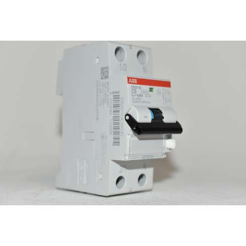ABB DS201MC6A30 Differenziale Magnetotermico 1P+N C6A 30mA Tipo A 10KA