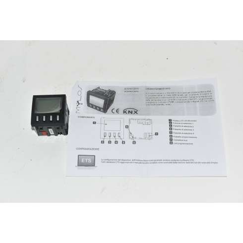 ABB Mylos 2CSYK1201S Cronotermoatato Estate/Inverno 2M KNX Nero