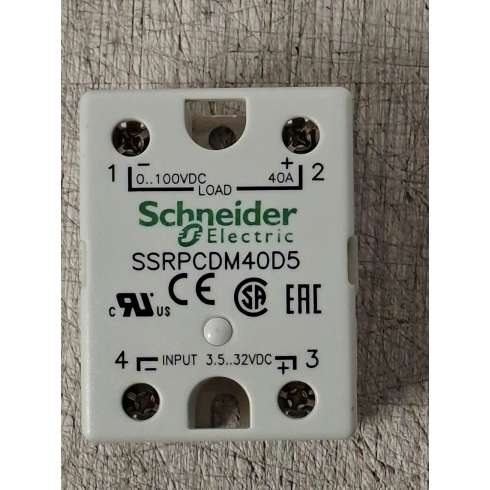 SSRPCDM40D5 Schneider RELÈ STATICO INGRESSO 3-32 VDC USCITA 3-100 VDC 40 A