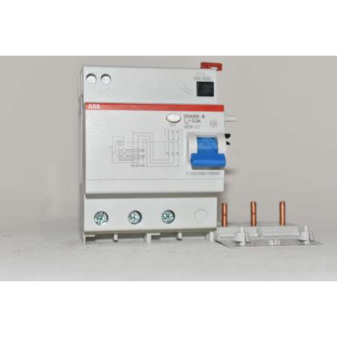 DDA203BS-63/0,3 DDA203BS-63/0,3 ABB Blocco Differenziale 3P 63A 300mA Tipo B