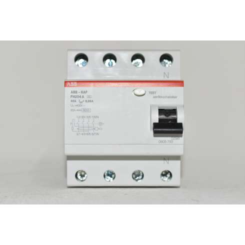2CSF204120R1400 ABB  Differenziale Puro 4 P 40 A 30mA Tipo A 6KA
