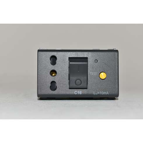 2CSE1326EL ABB Elos Presa Bivalente Interbloccata Con Magnetotermico Differenziale 1P+N  C16  10mA  Typo A