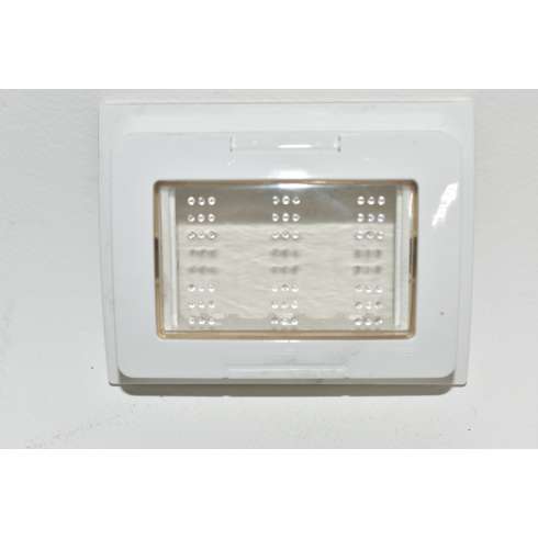 2CSK3355CH  ABB Placca Montaggio A Incasso IP55 3 Moduli