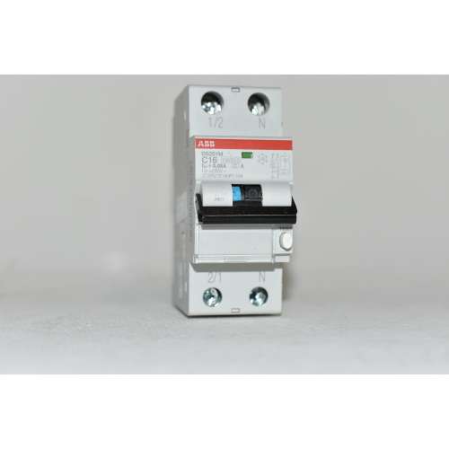 DS201MC16A30 ABB  Differenziale Magnetotermico 1P+N C16A 30 mA 2 mod.Type A 10KA