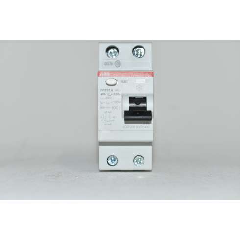 FH202 A-40/0,03 ABB Interruttore Differenziale 2P 40A 30mA 6KA Type A
