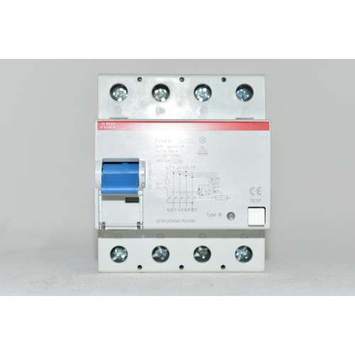 F204 B-40/0,1 ABB Differenziale Puro 4P 100mA 40 A  10Ka Type B RCCD