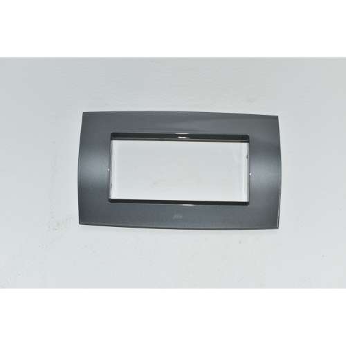 ABB Elos 2CSE0404SFP Placca In Tecnopolimero 4 Moduli Grigio Vulcano