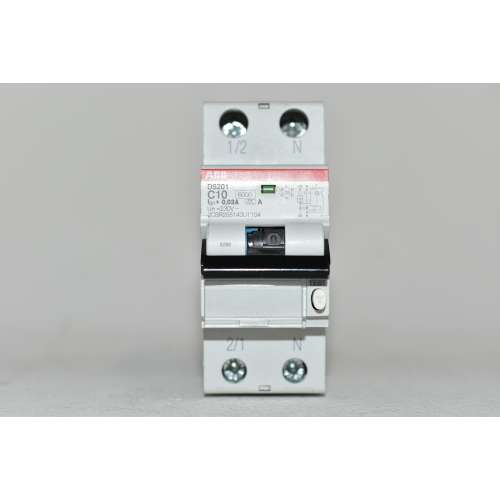 ABB DS201C10A30 Differenziale Magnetotermico  1P+N C10 30mA 6KA Type A