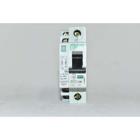 Magnetotermico MOELLER FAZ-C6 + Contatto Ausiliario FAZ/FIP-XHI11