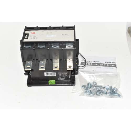 ABB EK 175 Contattore 330-230 VAC 250Amp 600VAC 4 Poli