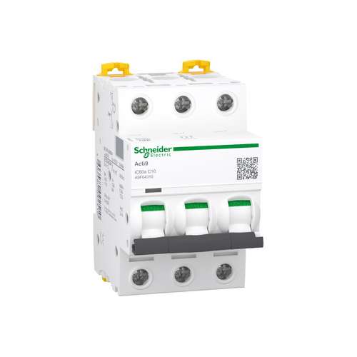 A9F64310 Schneider Interruttore Magnetotermico iC60a 3P C 10A 4500A