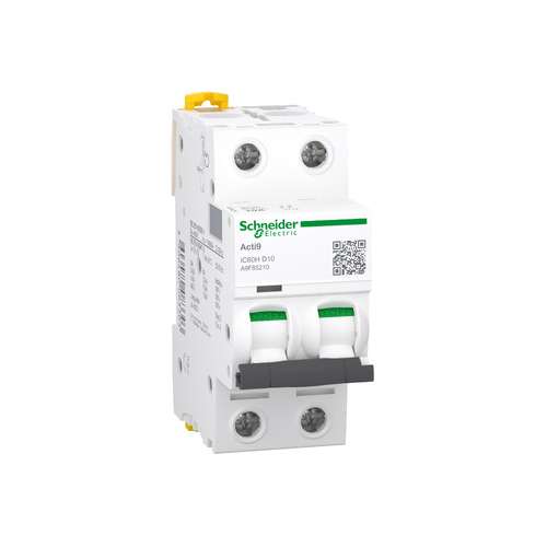 A9F85210 Schneider Interruttore Magnetotermico iC60H 2P D 10 Amp 10000A