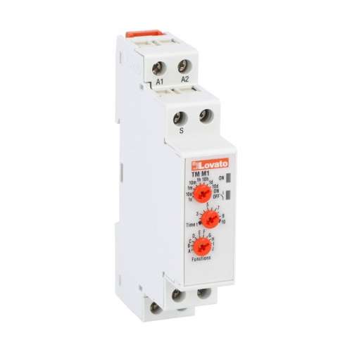 TM M1 Lovato Temporizzatore Multifunzione Multiscala Multitensione 1 Contatto