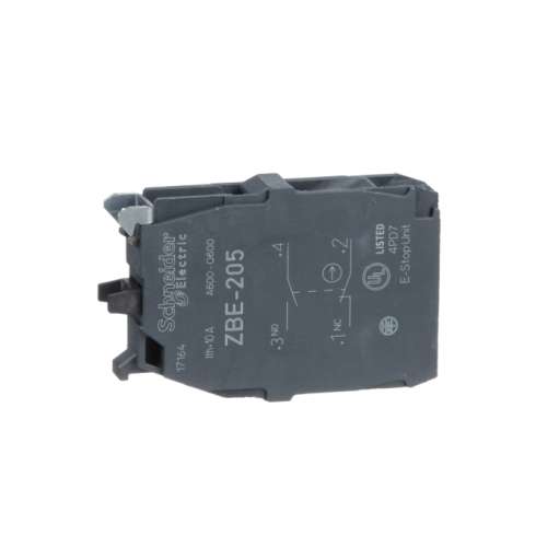 ZBE205 Schneider Harmony  Elemento di contatto ZBE 22 mm 1NO+1NC