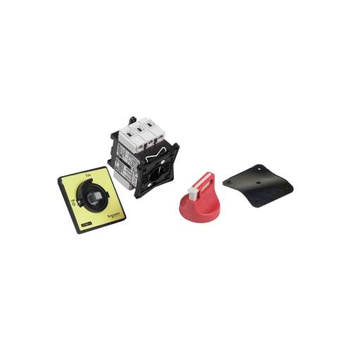VCF01 Schneider Interruttore Sezionatore di Emergenza Vario FVC 3P 20Amp Manovra Rossa Lucchettabile