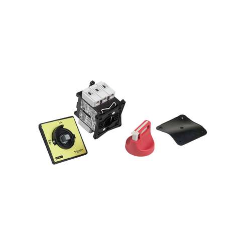 VCF01 Schneider Interruttore Sezionatore di Emergenza Vario FVC 3P 20Amp Manovra Rossa Lucchettabile